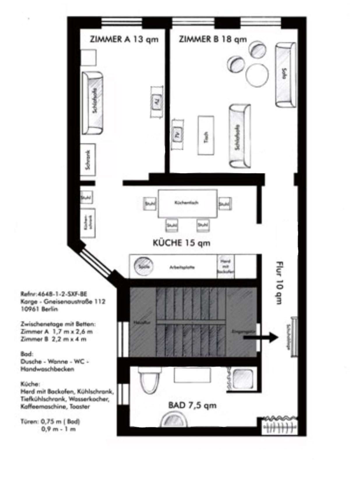 Ruhige Ferienwohnung In Kreuzberg Berlín Exterior foto